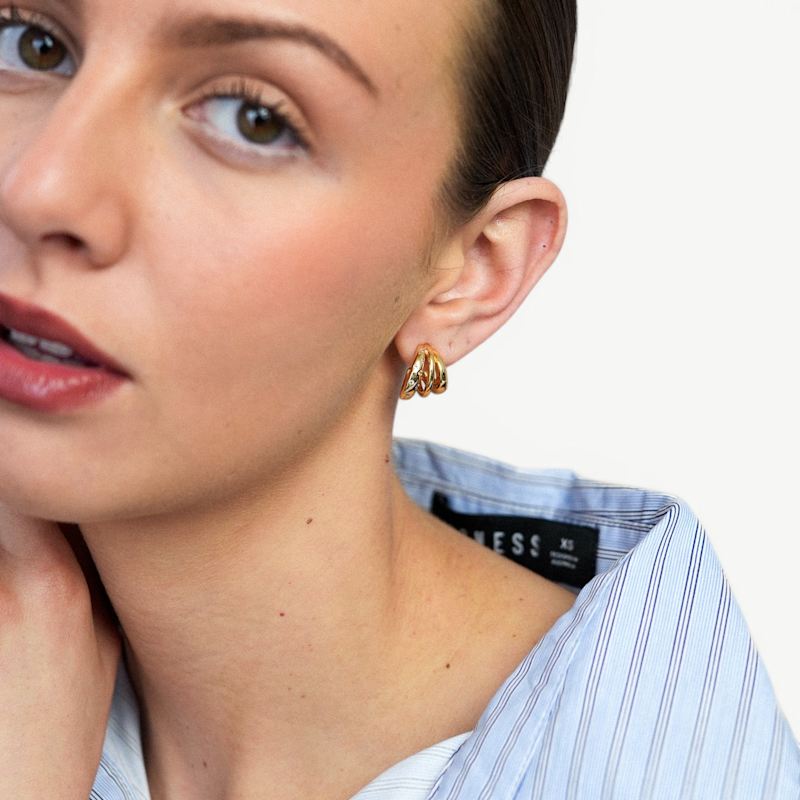 Thumbnail of Starlight Trinity Studs image