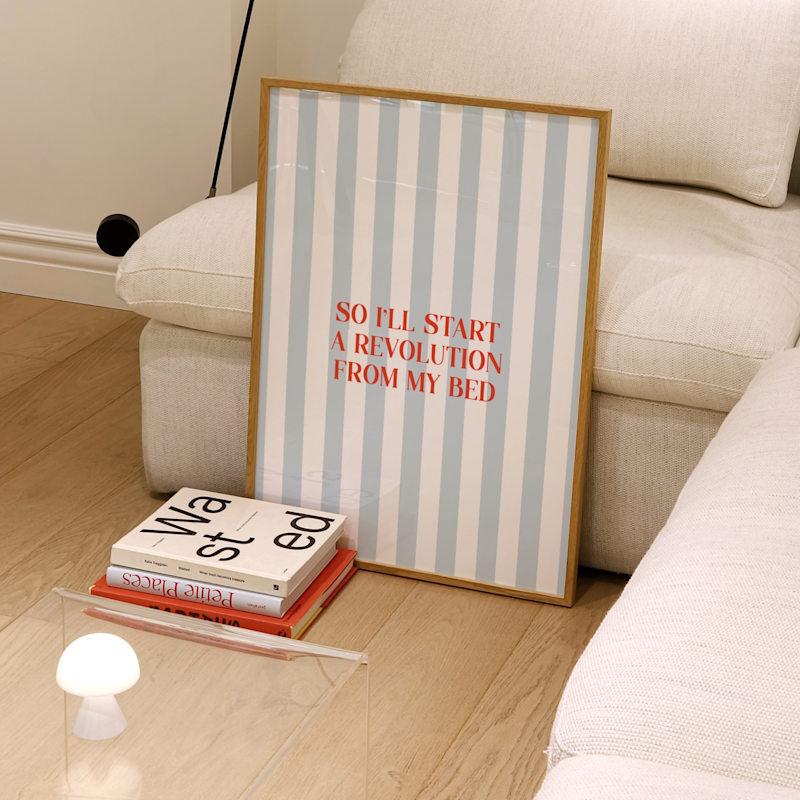 Start A Revolution Oasis Retro Music GicléE Art Print A3 | Fanclub ...