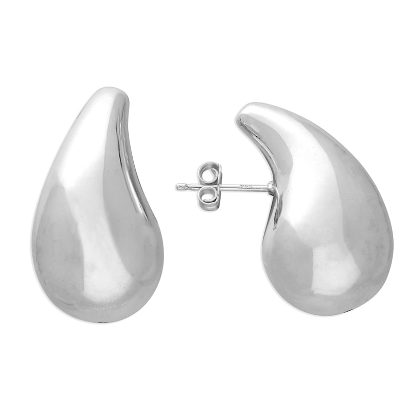 Thumbnail of Statement Sterling Silver Teardrop Earrings image