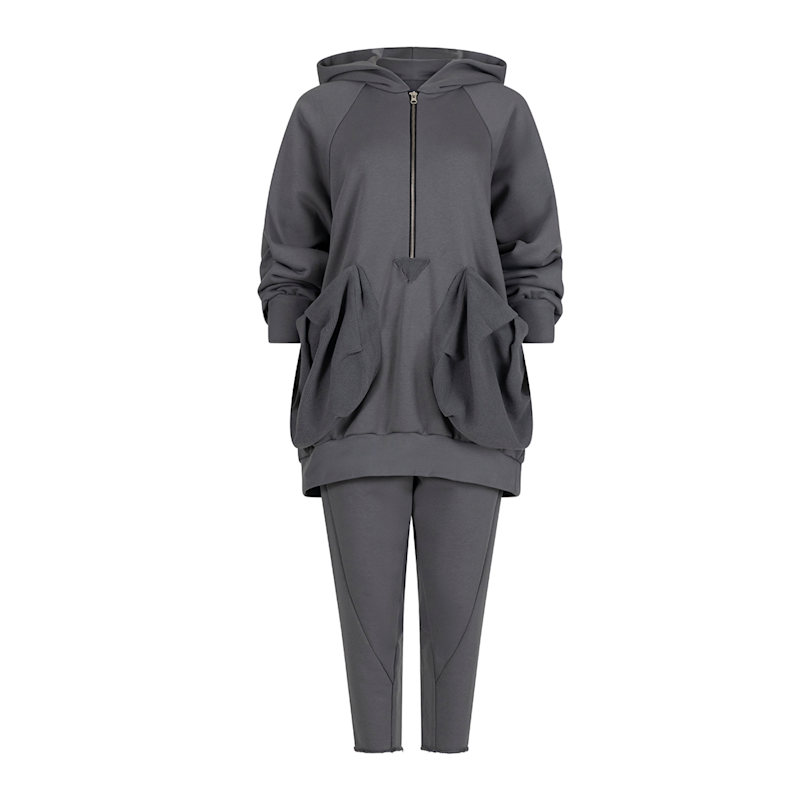 Thumbnail of Steel Grey Zip Hoodie & Jogger Set image