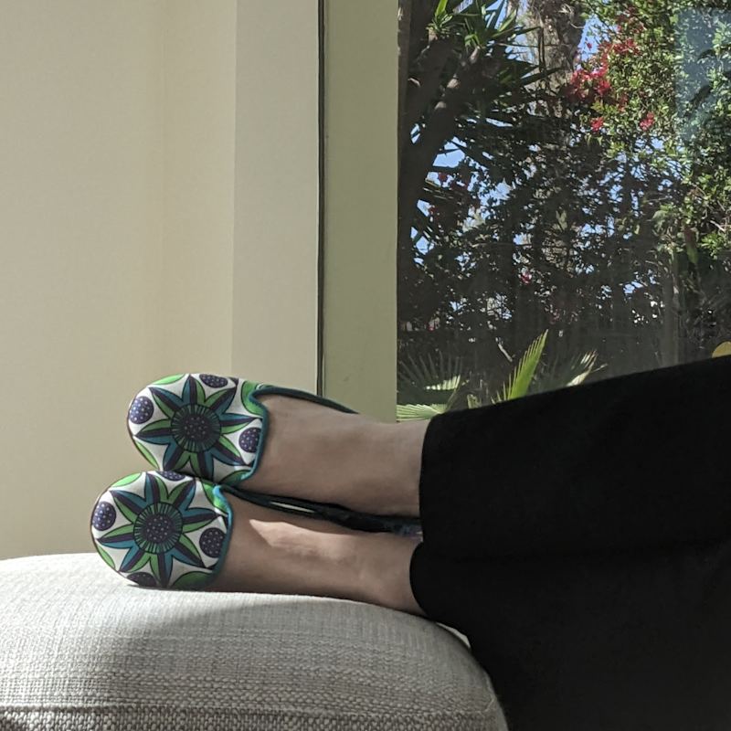 Thumbnail of Ballet Flats, Loafers - Green & Purple Shoes, Made In Italy, Stella image