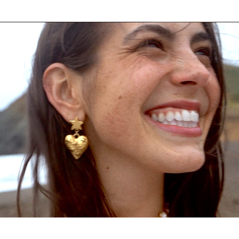 Thumbnail of Stella Star & Heart Earrings image