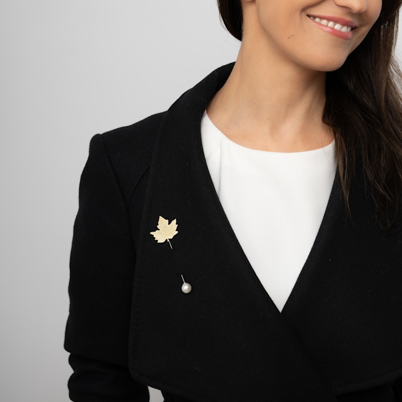 Thumbnail of Sterling Silver Brooch – Maple Leaf image