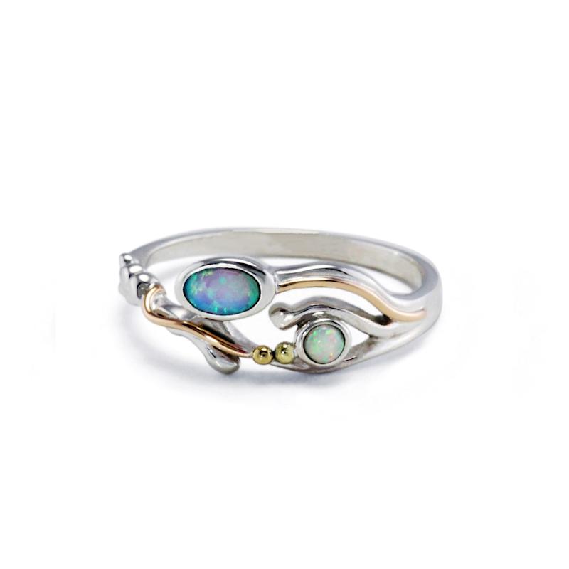 Thumbnail of Sterling Silver Fire Opal Ring image