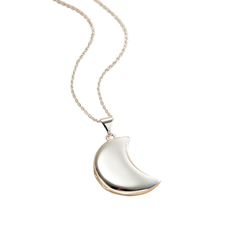 Thumbnail of Sterling Silver Moon Locket image