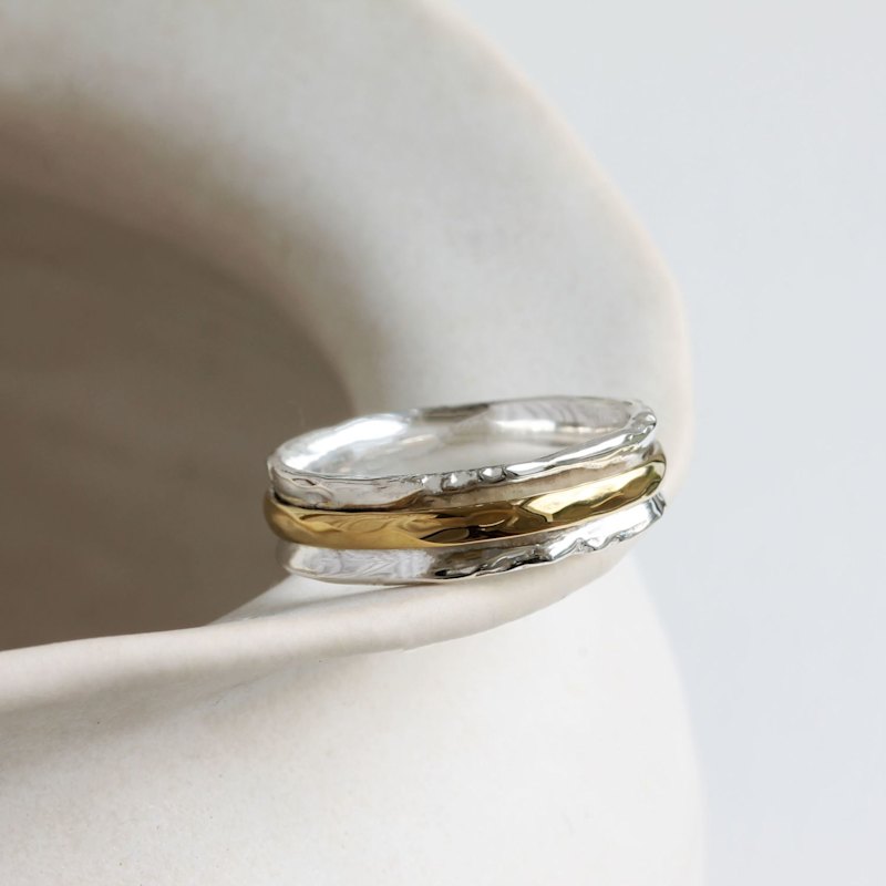Thumbnail of Sterling Silver Spinner Ring image