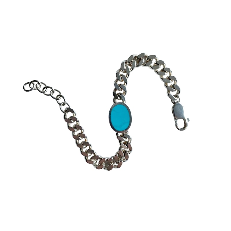 Thumbnail of Sterling Silver Turquoise Bracelet image