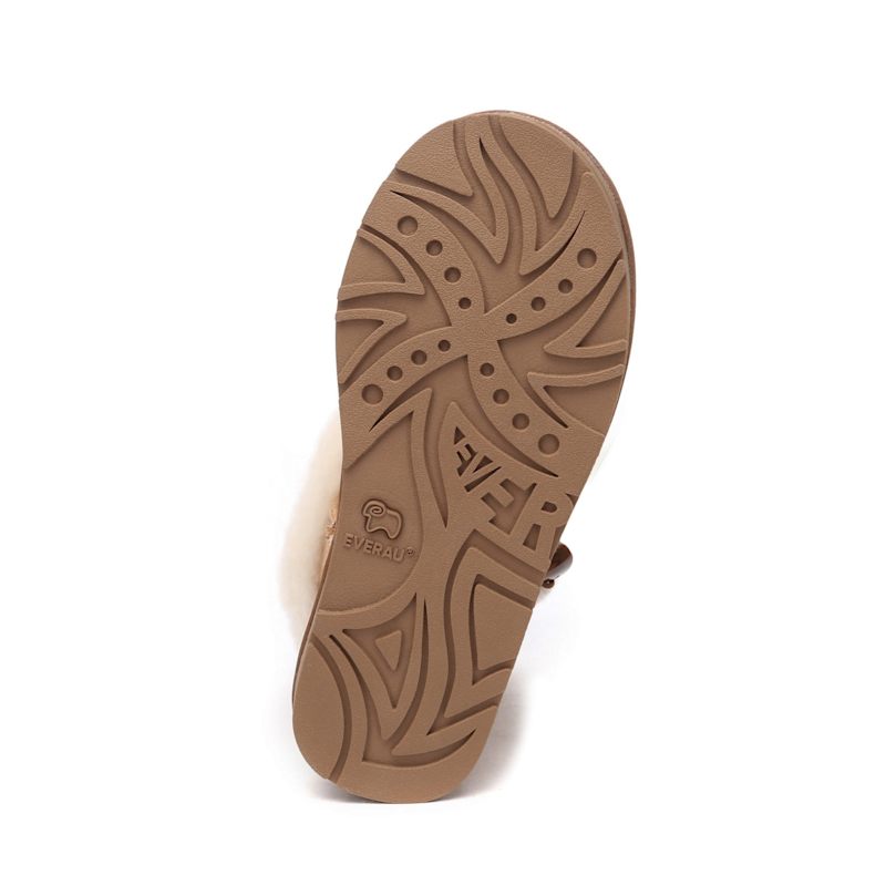 Thumbnail of Stork Horn Toggle Button Short Boots In Chestnut image