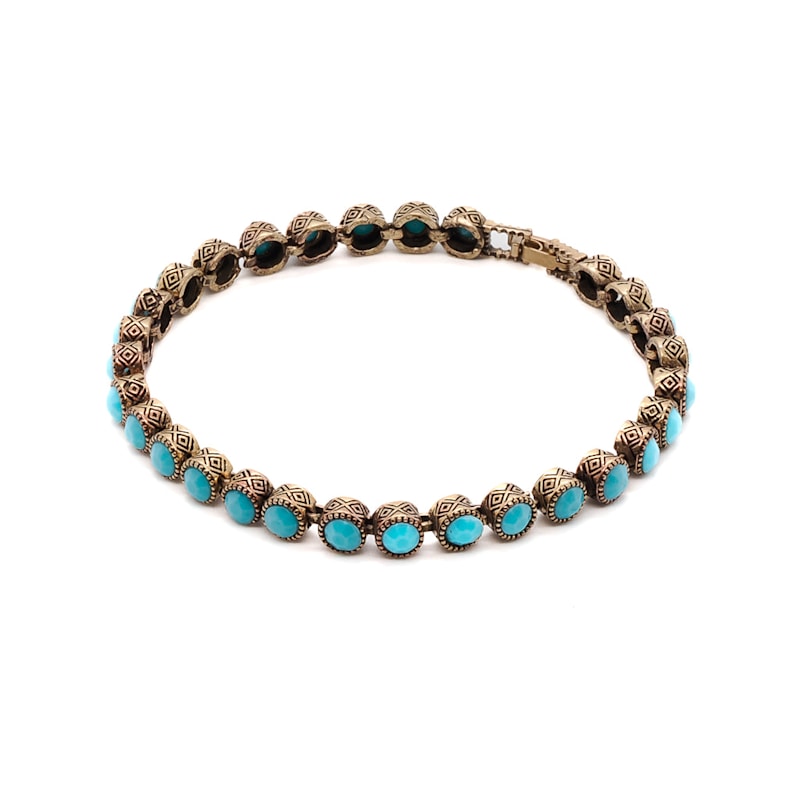 Thumbnail of Turquoise Tennis Bracelet - Turquoise image
