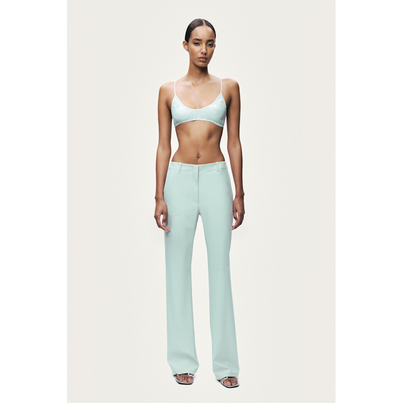 Thumbnail of Mint Green Straight-Leg Trousers image