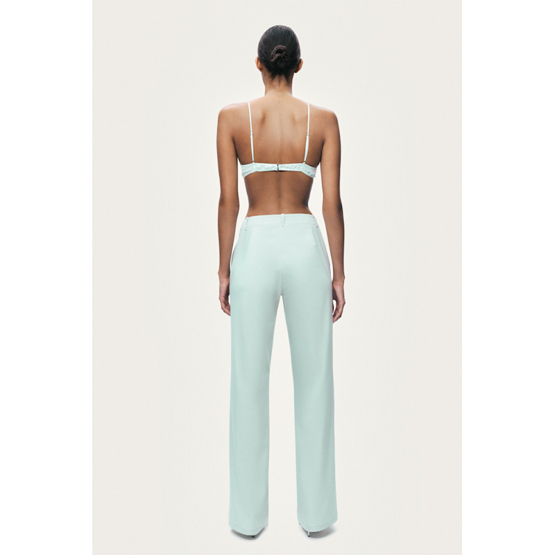 Thumbnail of Mint Green Straight-Leg Trousers image