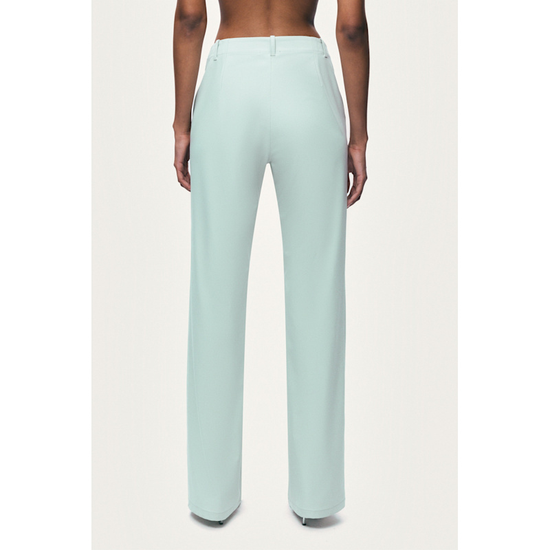 Thumbnail of Mint Green Straight-Leg Trousers image