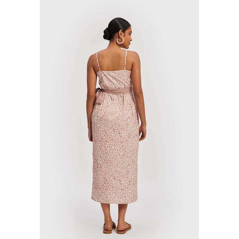 Strappy Printed Wrap Dress | Reistor | Wolf & Badger