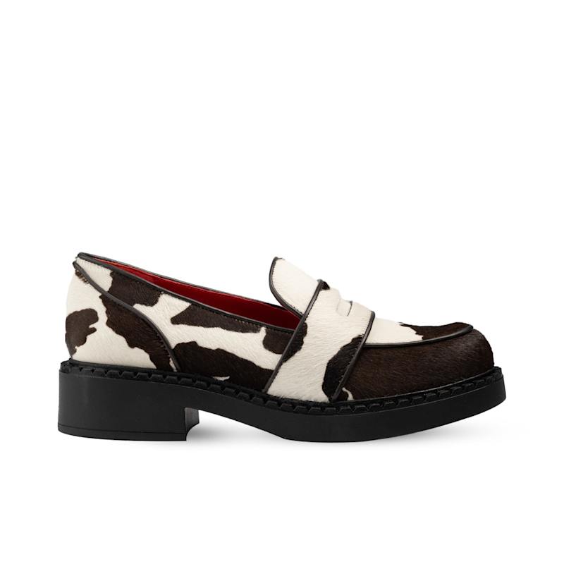 Thumbnail of Stratford Cow Print Calf Hair Loafers image