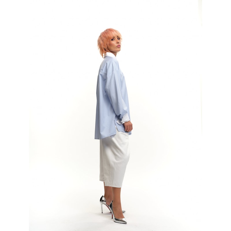 Thumbnail of Striped Color-Block Shirt image