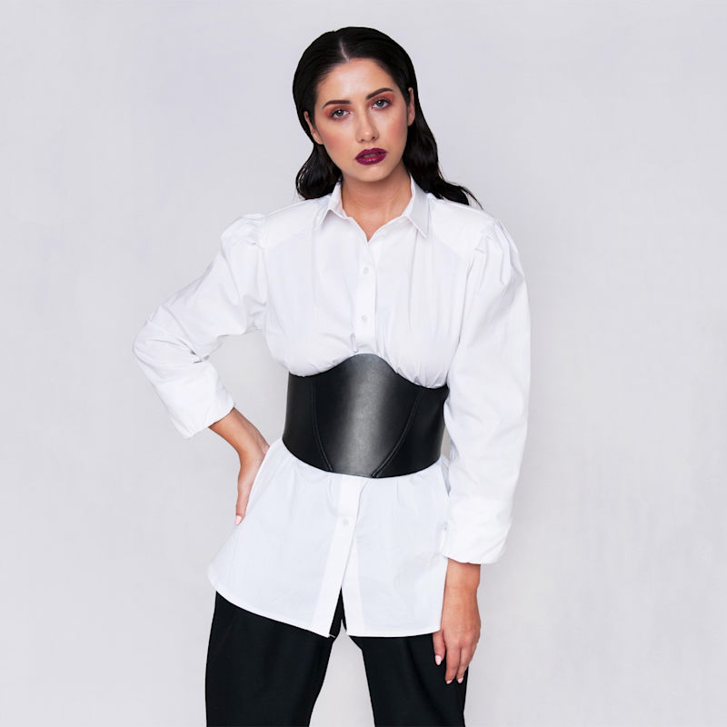 Thumbnail of Structural Underbust Leather Corset image