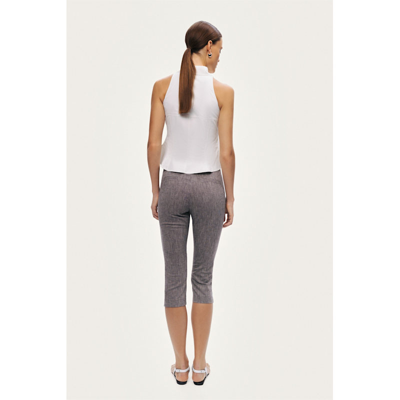Thumbnail of Structured Halter Peplum Top image