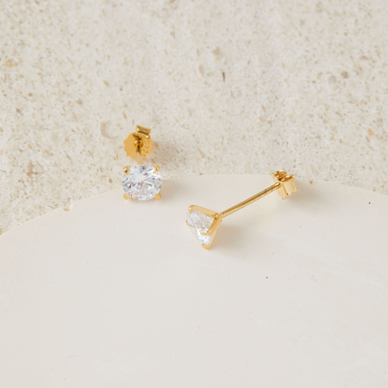 Thumbnail of Stud Cubic Zirconia Earrings image