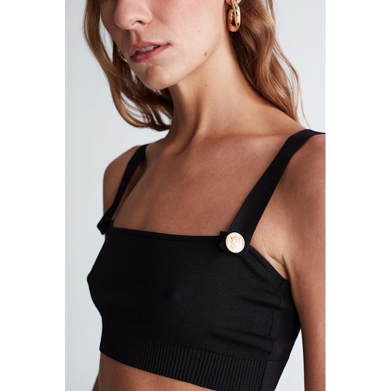 Thumbnail of Elizabeth Knit Bralette In Black image