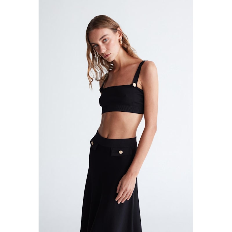 Thumbnail of Elizabeth Knit Bralette In Black image
