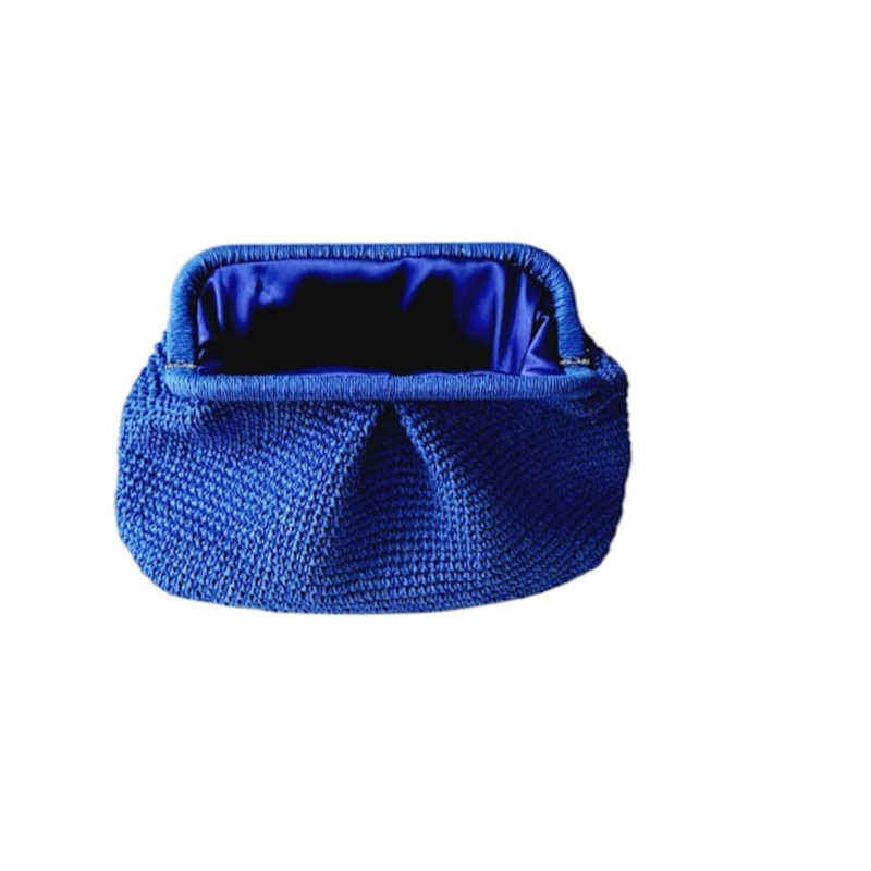Thumbnail of Stylish Blue Raffia Bag image