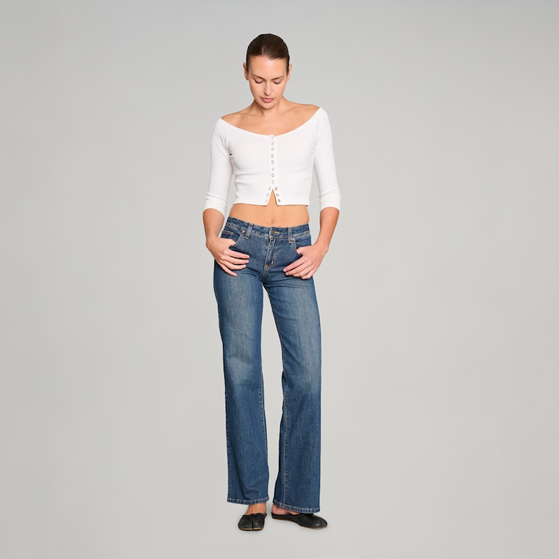 Thumbnail of Sugar Baby White Rib Top image