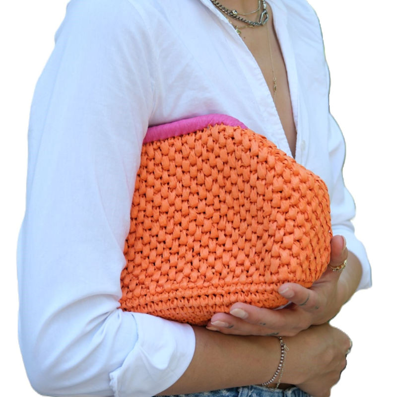 Thumbnail of Summer Love Handcrafted Raffia Yarn Bag image