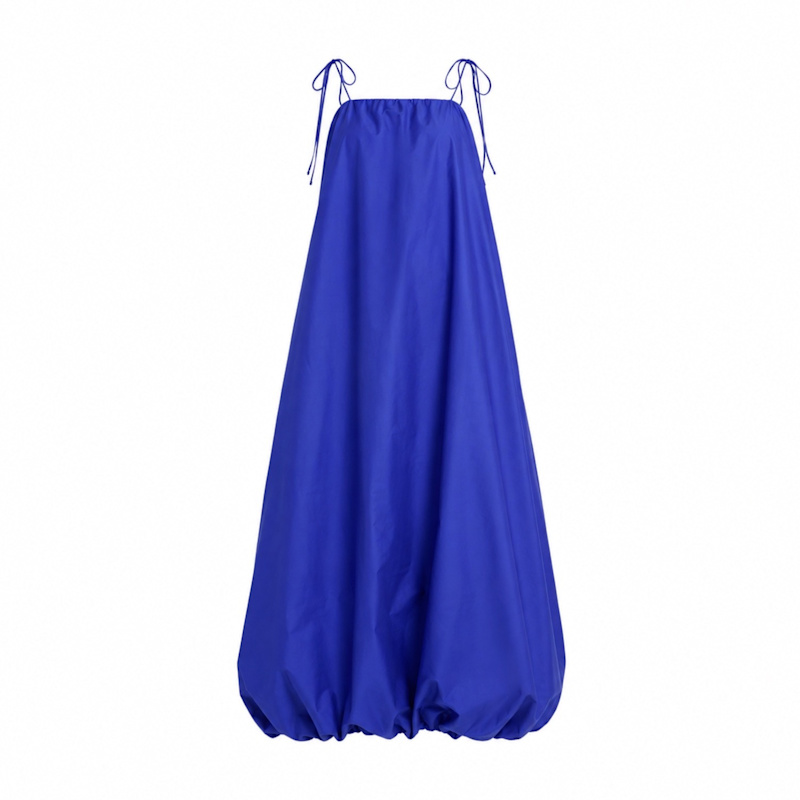 cheap strapless maxi dress PRETTYGARDEN Womens Summer Strapless Maxi Dresses Ruffle Tube Asymmetr