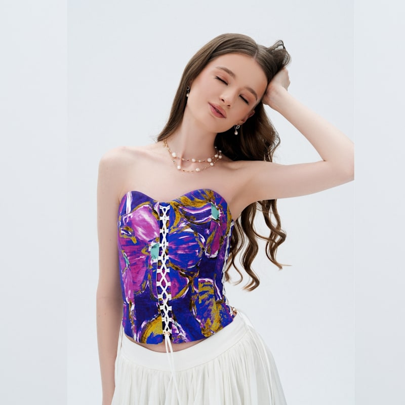 Thumbnail of Sunset In Bloom Elsava Corset image