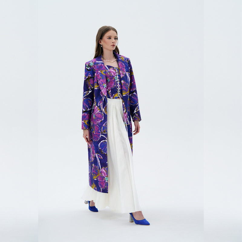 Thumbnail of Sunset In Bloom Longline Blazer image