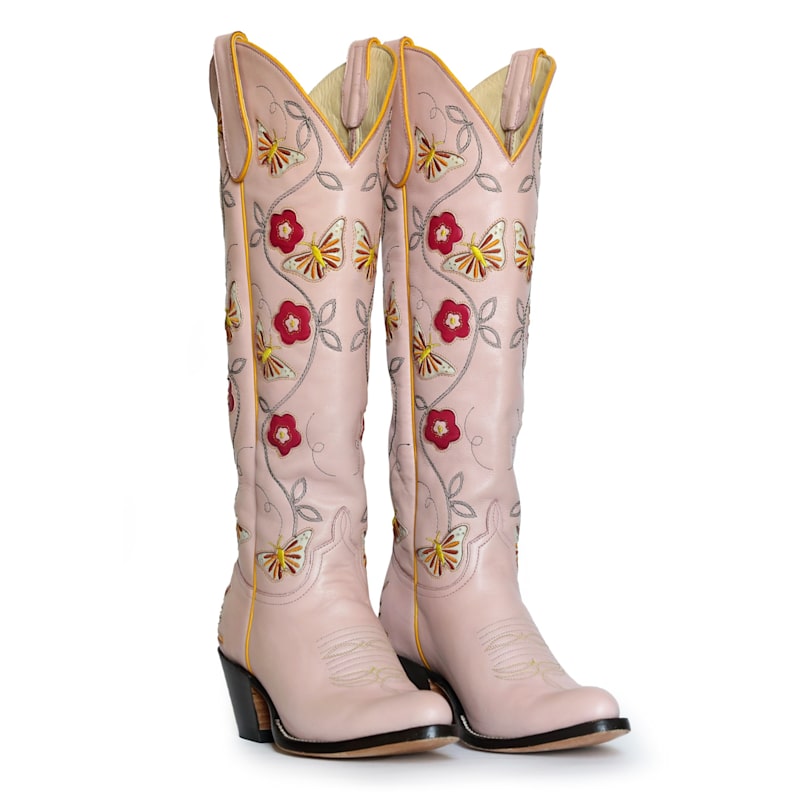 Thumbnail of Sunshine Blush Pink Cowboy Boots image