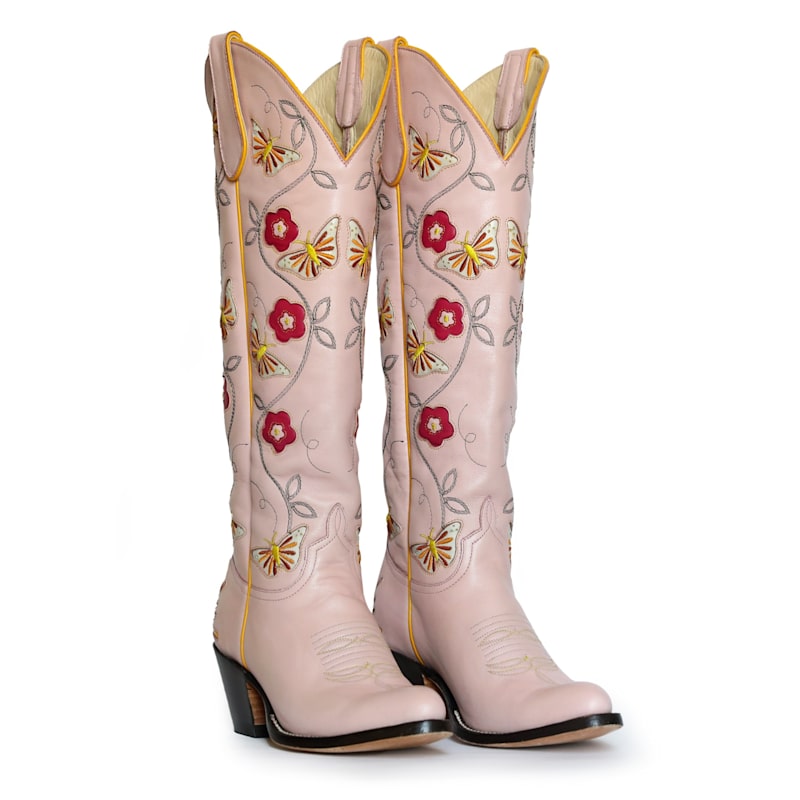 Thumbnail of Sunshine Blush Pink Cowboy Boots image