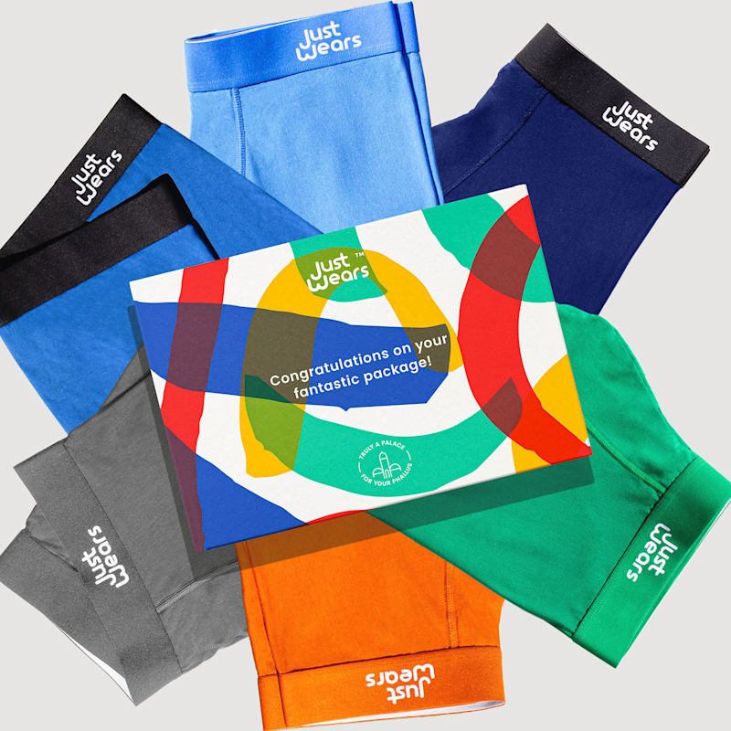 Super Soft Boxer Briefs - Anti-Chafe & No Ride Up Design - Nine Pack ...