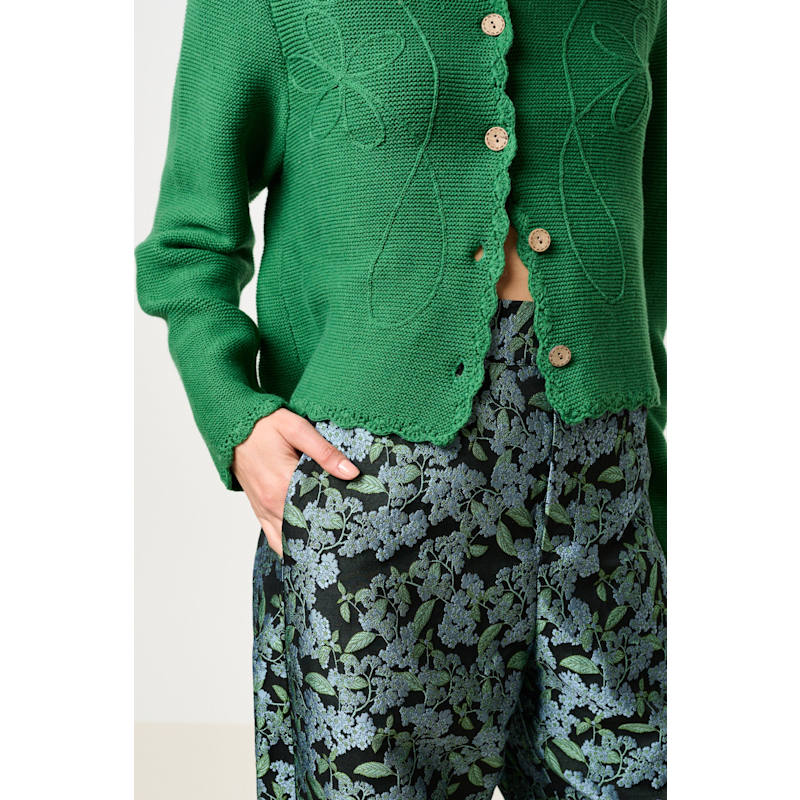 Thumbnail of Sutton Blossom Jacquard Barrel Trouser image