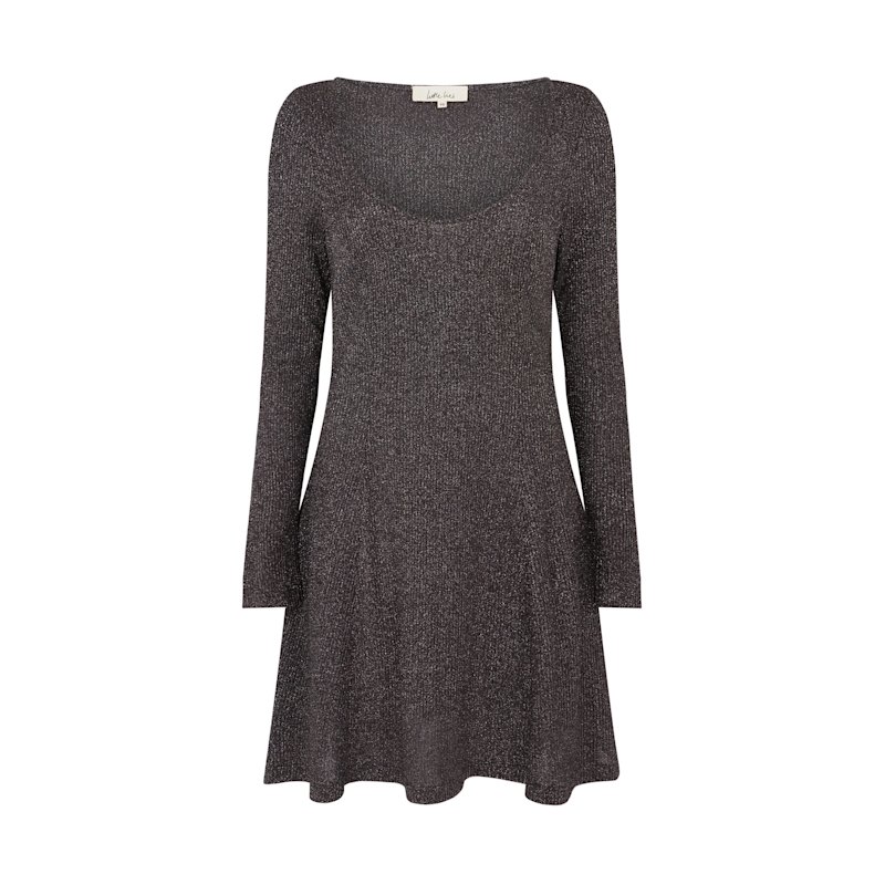Thumbnail of Sweet Jane Gunmetal Shimmer Mini Dress image