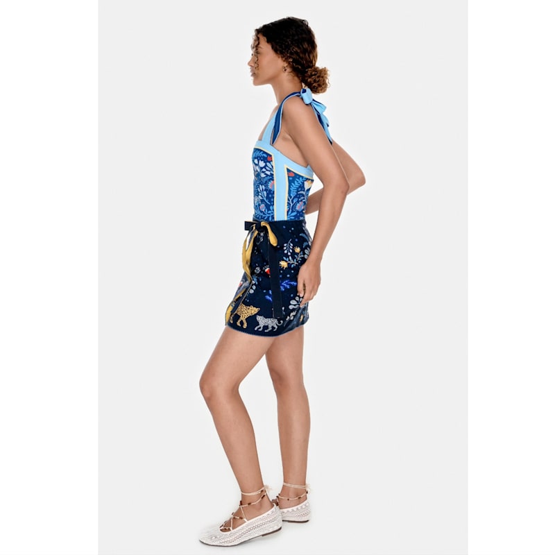 Thumbnail of Swim Cover Up Skirt-Amazon Rainforest image