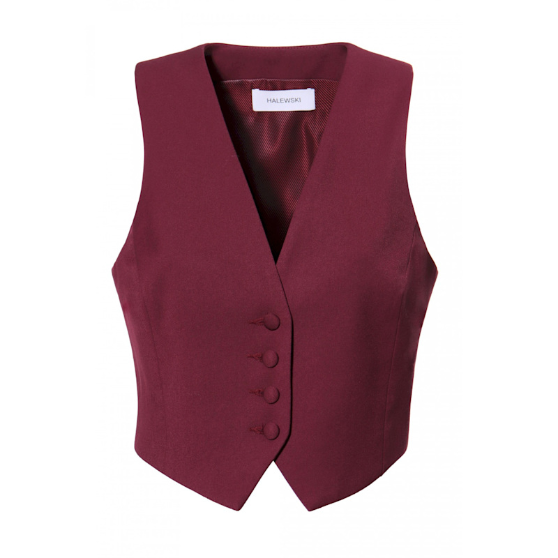 Thumbnail of Sylvia Burgundy Wine Vest image