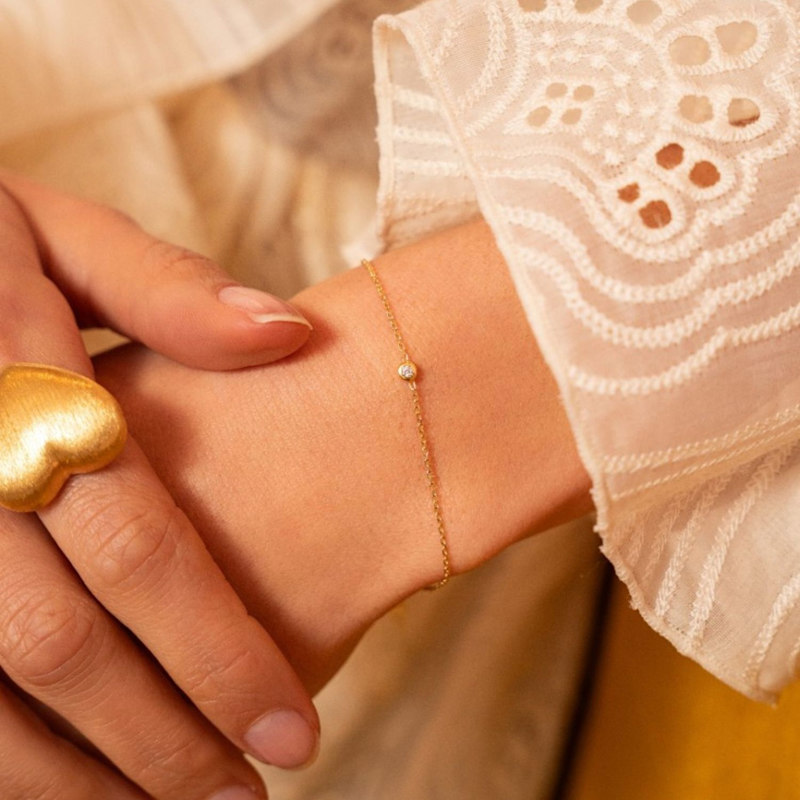 Thumbnail of Symbol One Diamond Bracelet image