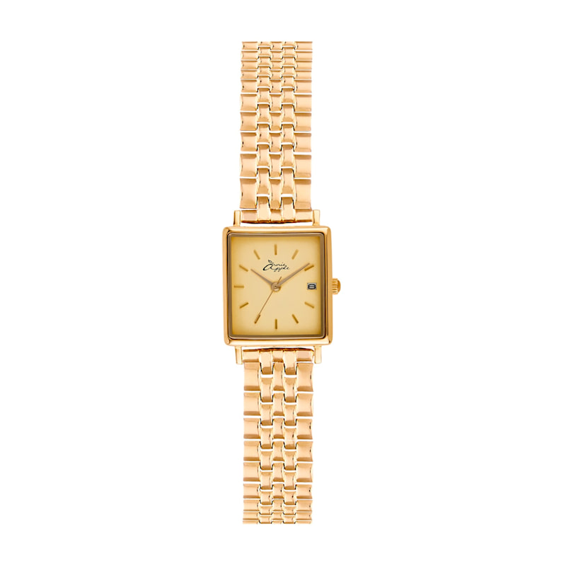 Thumbnail of Annie Apple Quaintrelle Square Gold Link Watch image