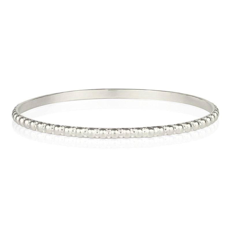 Thumbnail of Maharani Silver Stacking Bangle image