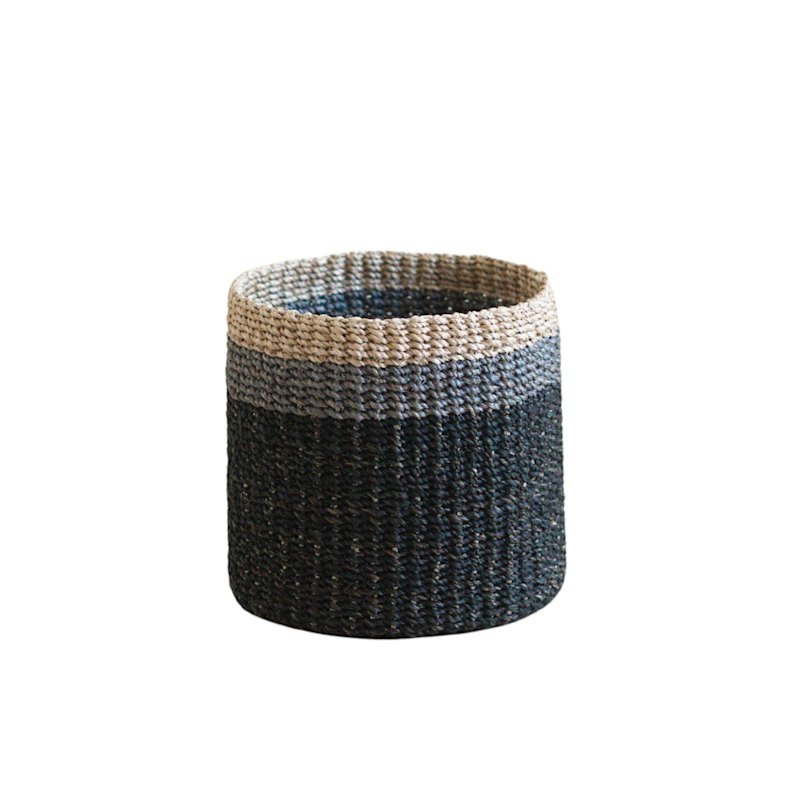 Thumbnail of Black Tabletop Mini Basket - Handwoven Baskets image