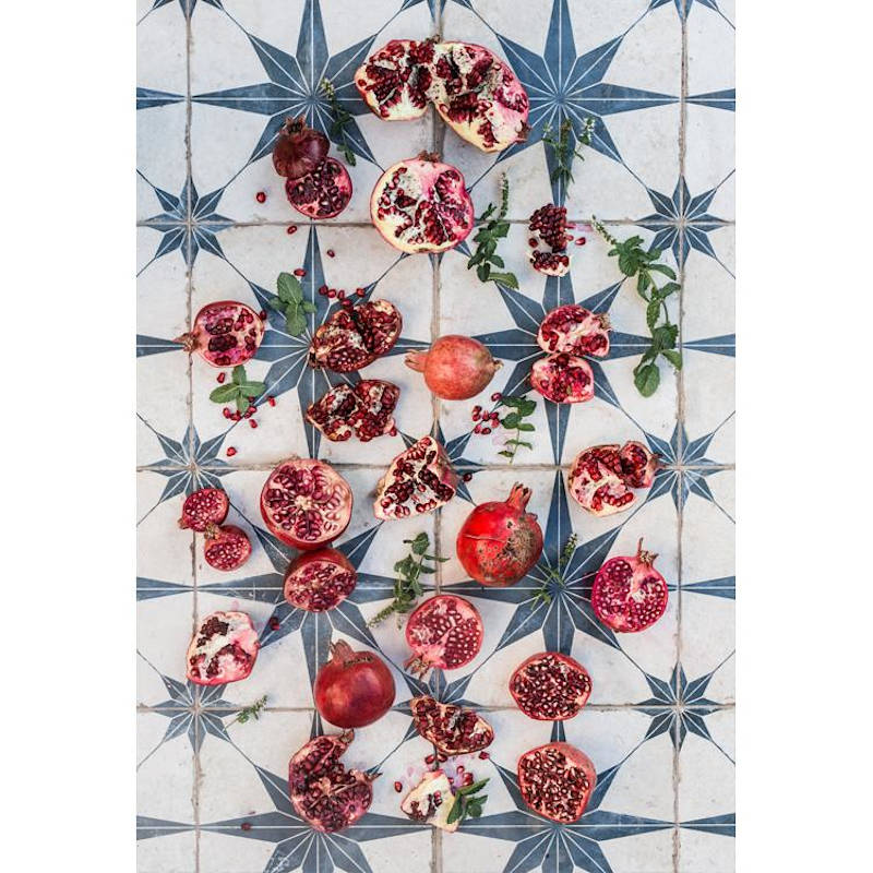Thumbnail of Tablecloth - Pomegranite & Mint image