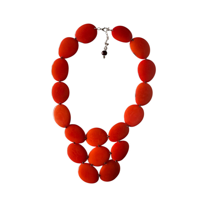 Thumbnail of Tagua Necklace Orange image