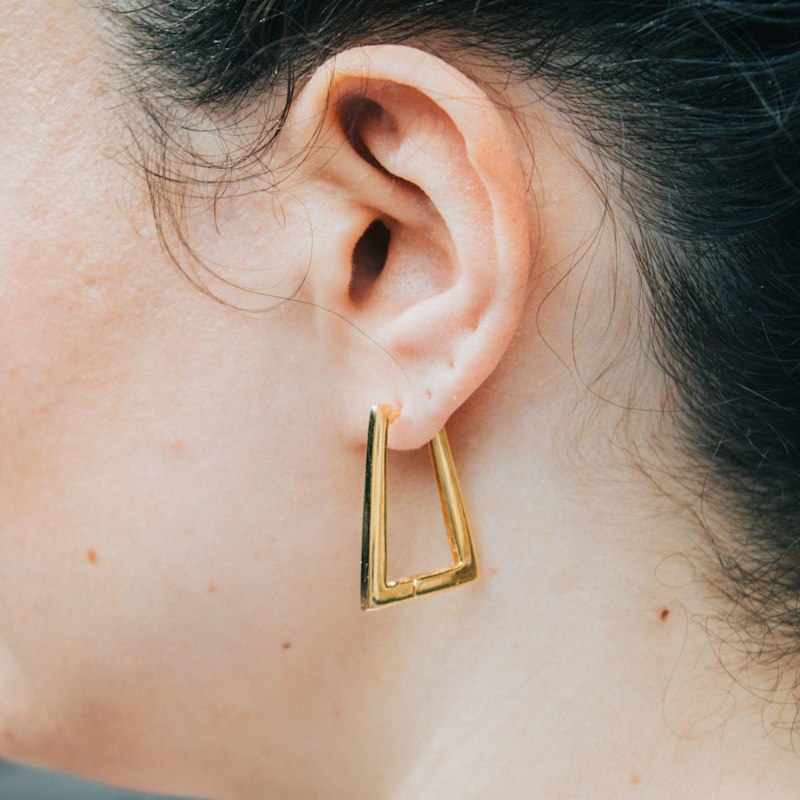 Thumbnail of Tahlia Trapezoid Hoops image