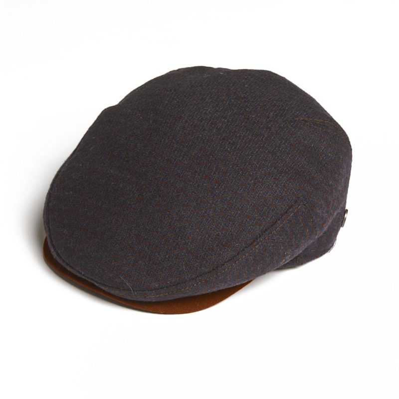 Thumbnail of Tailor Black Ukranian Tweed Wool Cap For Men image