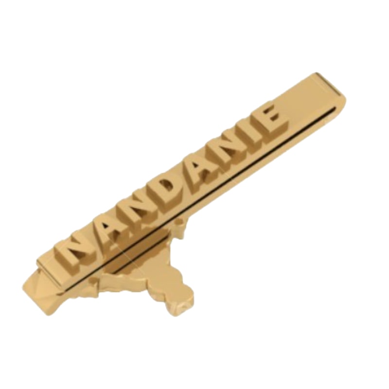 Thumbnail of Tailored Black Petite Necktie + Tie Bar image