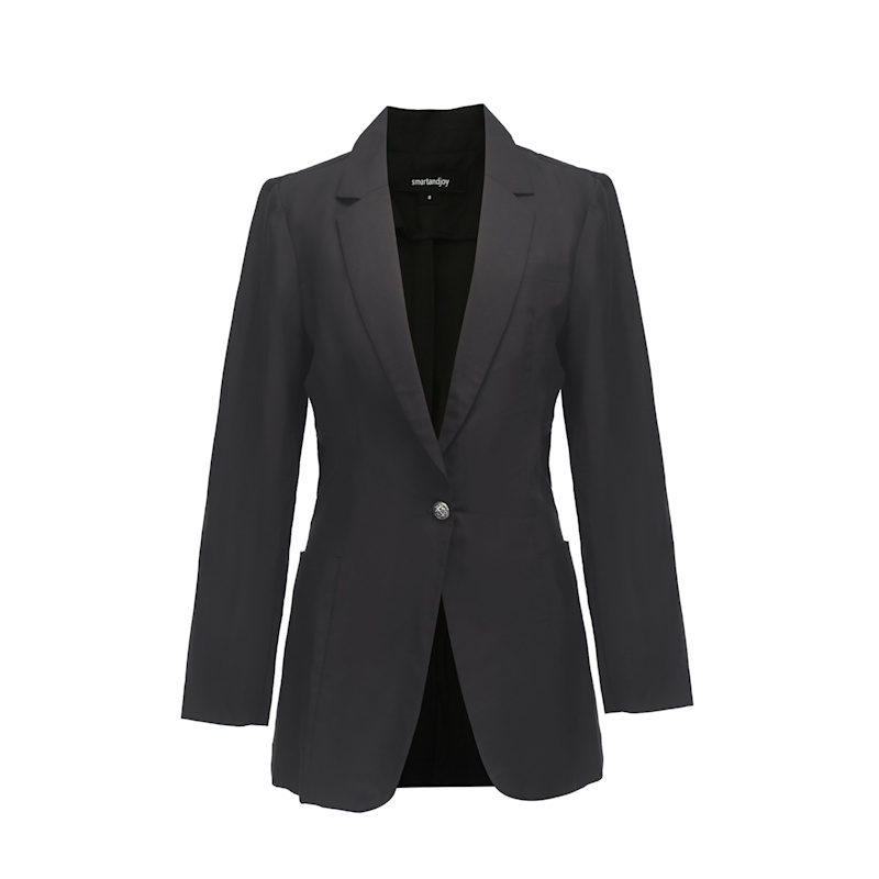 Thumbnail of Tailored Blazer Jacket - Black image