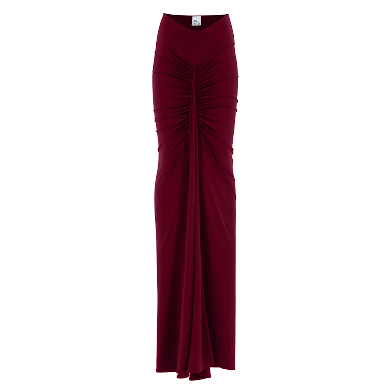 Thumbnail of Tailored Skirt-Burgundy image