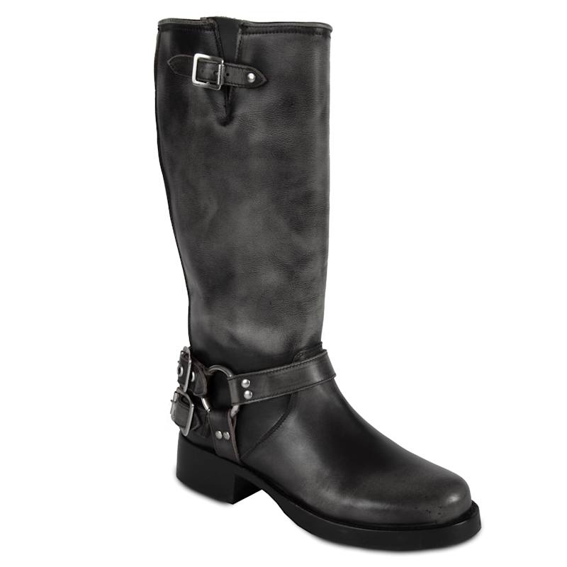 Thumbnail of Tall Biker Gray Boots image