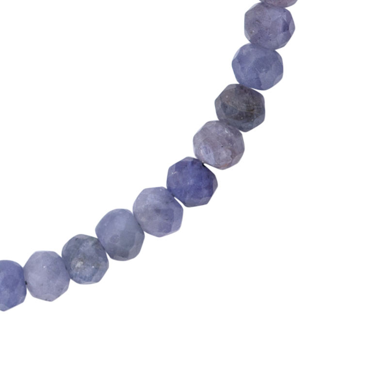 Thumbnail of Birthstone December Tanzanite Gold Bead Bracelet image